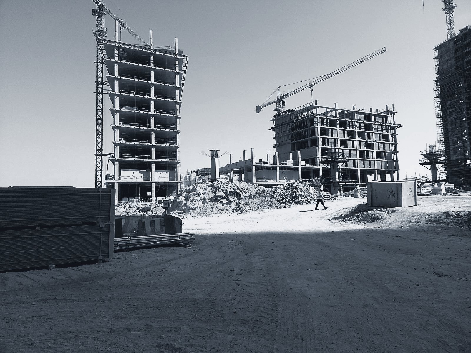 KAFD tower construction site