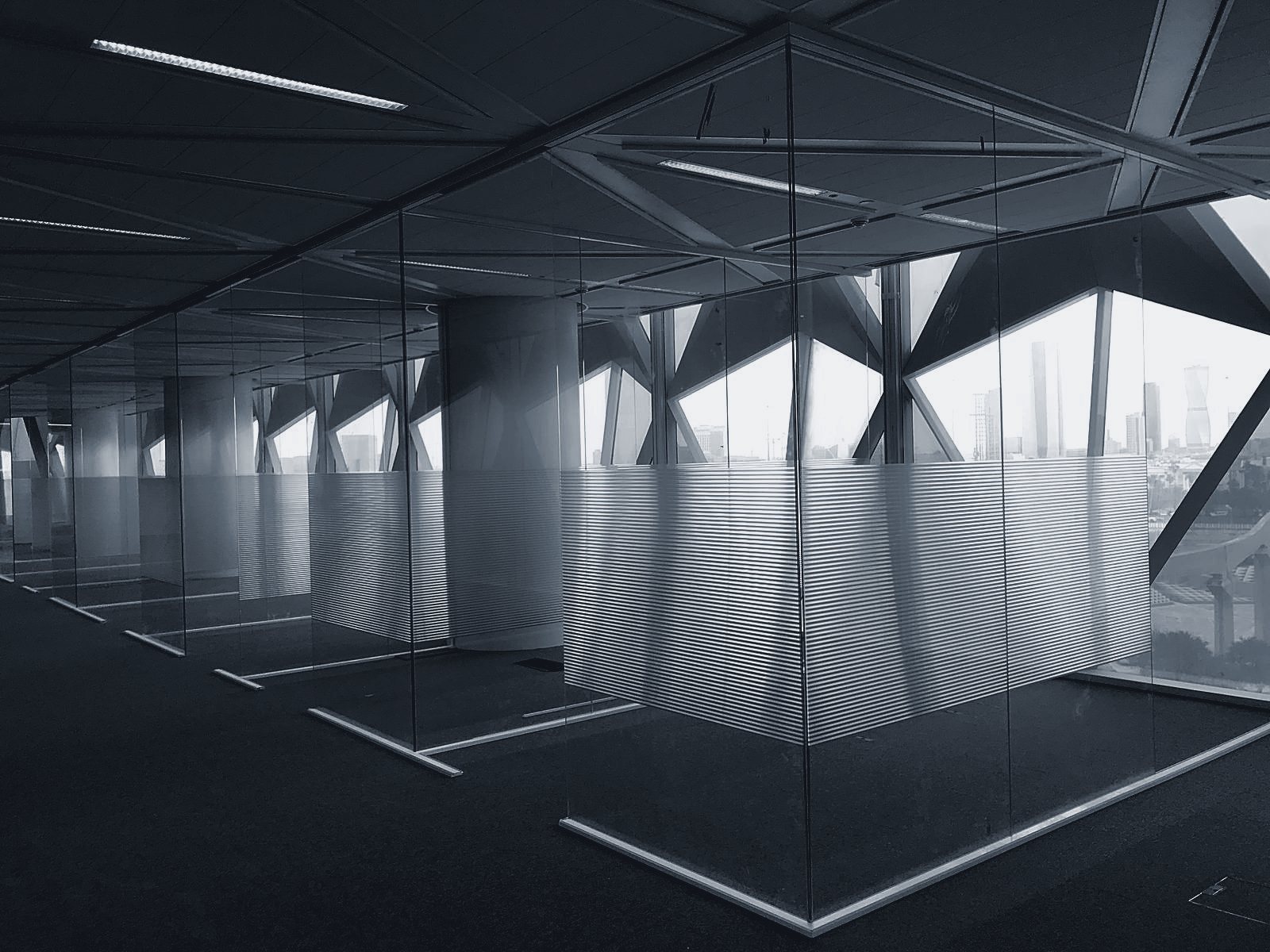 Bank HQ interior fit-out, KAFD